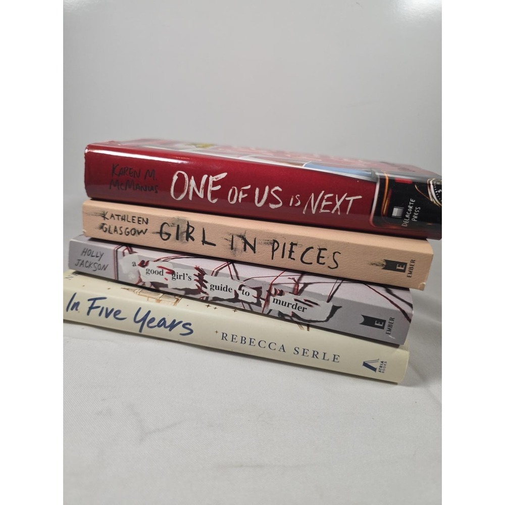 4 Book YA Thriller Fiction Lot Good Girl's Guide Murder Girl in Pieces McManus